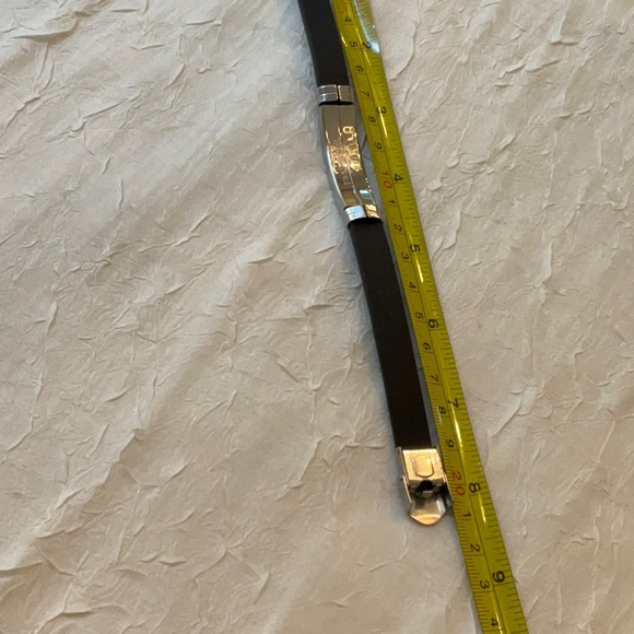 Stainless Steel and Rubber Mother/Son Bracelet - Picture 4 of 4